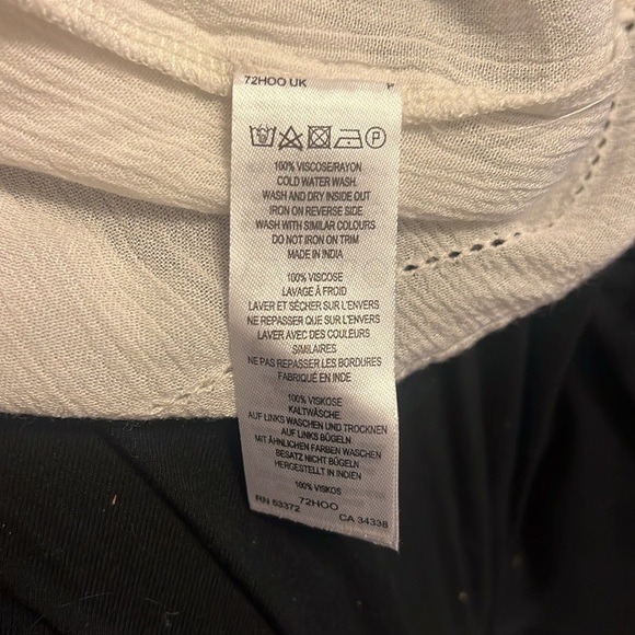 🖤French Connection Melissa Vest Embroidered Floral Cotton Top XS NWT - Picture 7 of 7